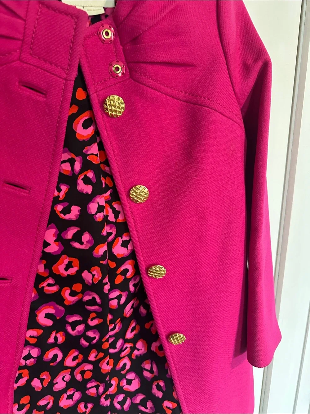 Kate Spade Hot Pink Jacket size 4 women’s